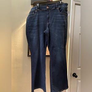 American Eagle size 24 regular flare jeans.